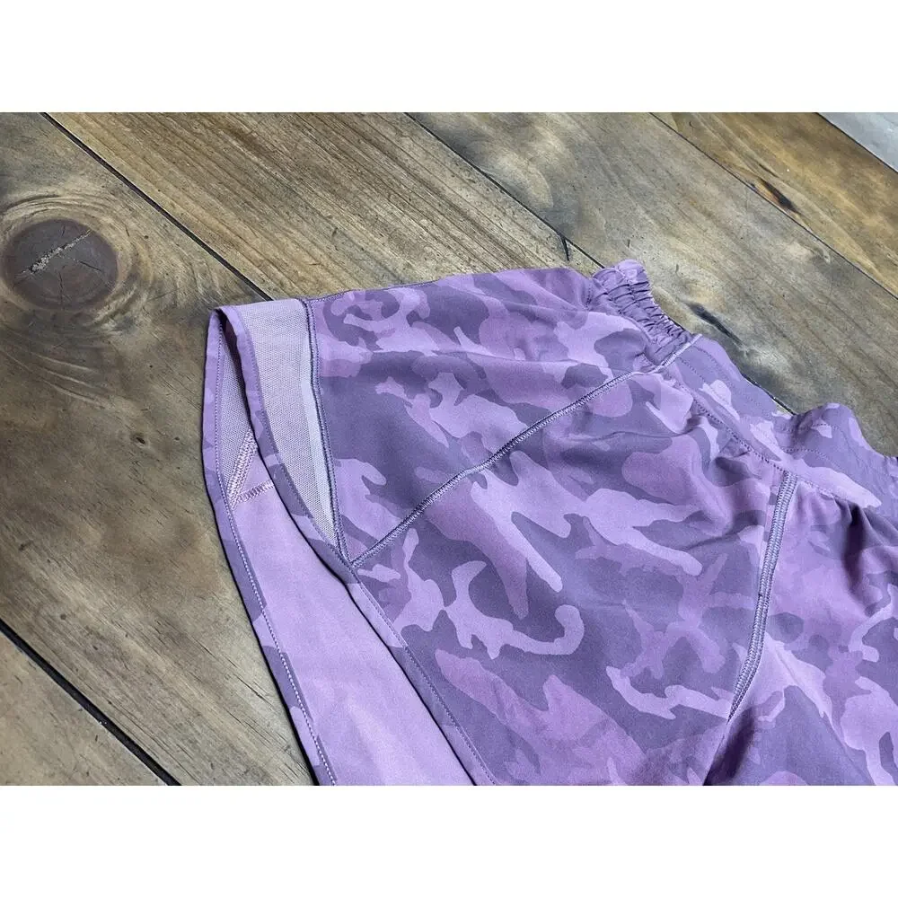 Lululemon Hotty Hot Shorts Pink Camo 4”Lined Size 4